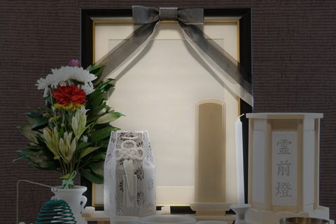 大きな遺影